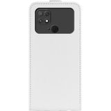 Voor Xiaomi Poco C40 R64 textuur verticale flip lederen telefoonhoes