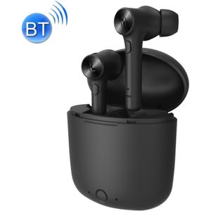 HI Bluetooth 5.0 Mini Business Style True Wireless Sports Bluetooth Earphone with Charging Box(Black)