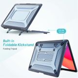 Voor MacBook Air 13.3 2020 A2179/A2337 ENKAY Hat-Prince 3 in 1 Beschermende Beugel Case Cover Hard Shell met TPU Toetsenbord Film/Anti-stof Pluggen  Versie: EU (Blauw)