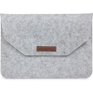 11.6 inch Universal Fashion Soft Sleeve Bag Case Tablet Laptop Felt Bag for MacBook Air 11.6 inch  Size: 33x22x1cm(Grey)