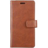 For iPhone 12 Pro Max GOOSPERY MANSOOR Crazy Horse Texture Horizontal Flip Leather Case with Holder & Card Slots & Wallet(Brown)