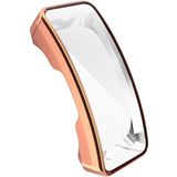 For Fitbit Inspire/ Inspire HR Full Coverage Plating TPU Watch Case(Champagne Gold)