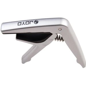 JOYO JCP-01 Guitar Capo Plastic Steel Lichtgewicht Ukulele Capo (Zilver)