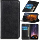 For Nokia XR20 5G Magnetic Crazy Horse Texture Horizontal Flip Leather Case with Holder & Card Slots & Wallet(Black)