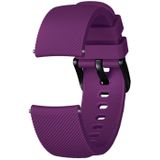 Crazy Horse Texture Silicone Wrist Strap for Huami Amazfit Bip Lite Version 20mm (Purple)