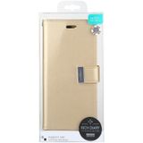 For Samsung Galaxy S21 5G GOOSPERY RICH DIARY PU + TPU Crazy Horse Texture Horizontal Flip Leather Case with Card Slots & Wallet (Gold)