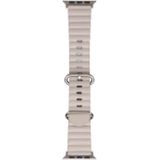 Ocean Style lederen horlogeband voor Apple Watch Ultra 49 mm / Series 8 & 7 45 mm / SE 2 & 6 & SE & 5 & 4 44 mm / 3 & 2 & 1 42 mm (Starlight)
