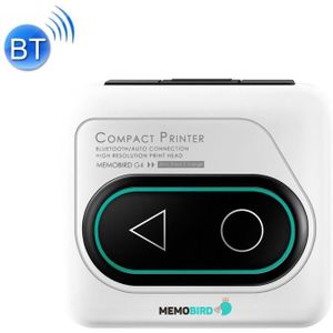 Memobird G4 Handheld Home Student Search Question Graffiti Notes Portable Bluetooth Thermal Printer(Classic White)