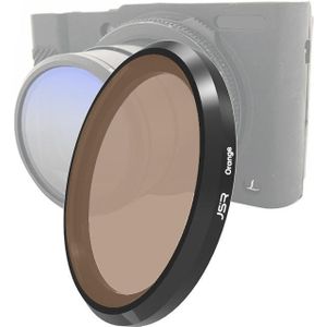 JSR Colored Lens Filter for Panasonic LUMIX LX10(Brown)