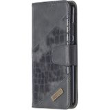 For Nokia 5.3 Matching Color Crocodile Texture Horizontal Flip PU Leather Case with Wallet & Holder & Card Slots(Black)
