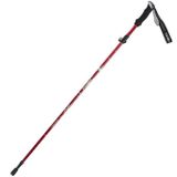 TANERDD TR-D0001 Trekking Poles Aluminum Alloy Folding Outdoor Handrails Trekking Walking Sticks(Short Model (Red))