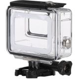 PULUZ 45m Underwater Waterproof Housing Diving Case for GoPro HERO7 Silver / HERO7 White  with Buckle Basic Mount & Screw(Transparent)