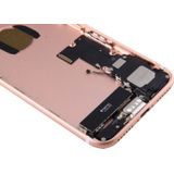 Battery Back Cover Assembly with Card Tray for iPhone 7(Rose Gold)