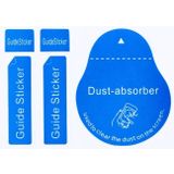 200 PCS Dust-absorber LCD Guide Sticker Dedust for Screen Glass