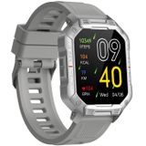 HAMTOD NX3 1.83 inch Smart Watch  Support Bluetooth Call / Sleep / Heart Rate / Blood Oxygen / Blood Pressure Monitoring (Grey)