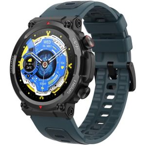 Hartslag/Bloed Zuurstof/Slaap Monitoring Bluetooth Bellen Outdoor Waterdicht Smart Watch(Blauw)