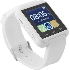 Portable Multifunctional Bluetooth V3.0 + EDR Smart Wrist Watch(White)