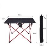 Outdoor Camping Portable Light Folding Table Oxford Cloth Aviation Aluminum Picnic Barbecue Table