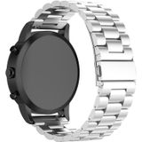 22mm Steel Wrist Strap Watch Band for Fossil Hybrid Smartwatch HR  Male Gen 4 Explorist HR / Male Sport(Silver)