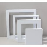 Cube Embedded Combo Kits Geometric Cube Solid Color Photography Photo Background Table Shooting Foam Props(White)