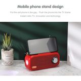 T&G TG613 TWS Solar Portable Bluetooth Speakers with LED Flashlight  Support TF Card / FM / AUX / U Disk(Green)