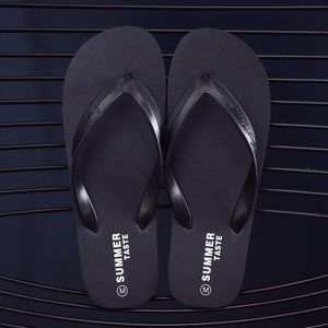 Herenpantoffels Student Plat Casual antislip-slippers  maat: 44-45 (zonneschijn-zwart)