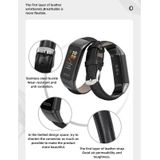 Voor Huawei Band 4 / Honor Band 5i Mijobs Koeienhuid Lederen Vervanging Strap Horlogeband (bruin goud)