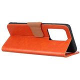For Samsung Galaxy Note 20 Pro Nappa Texture Horizontal Flip Leather Case with Holder & Card Slots & Wallet(Orange)