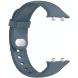 For OPPO Watch 41mm Replace Silicone Strap(Rock Cyan)