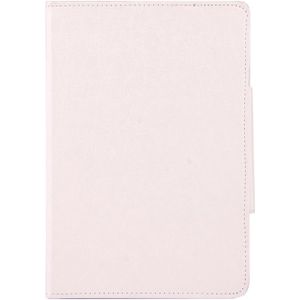 Universal Strokes Texture Horizontal Flip Leather Case with Holder for 10 inch Tablet PC(White)