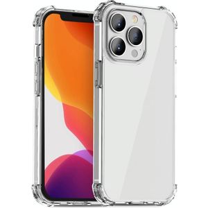 Ipaky Crystal Clear Series Transparante Schokbestendige TPU + PC Beschermhoes voor iPhone 13 Pro Max