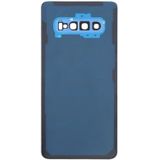 Batterij achtercover met camera lens voor Galaxy S10 PLUS (blauw)