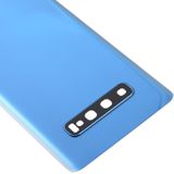 Batterij achtercover met camera lens voor Galaxy S10 PLUS (blauw)