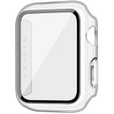 Voor Apple Watch Series 8 41 mm imak pc-framebehuizing met gehard glasfilm