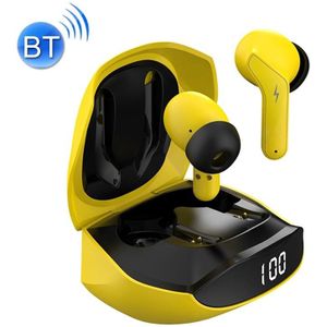 Ajazz  A1 TWS Binaural Stealth Game Noise-cancelling Wireless Bluetooth Earphone(Yellow)