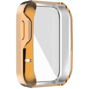 For Xiaomi Mi Watch Lite / Redmi Watch Full Coverage TPU Electroplating Protective Case(Gold)