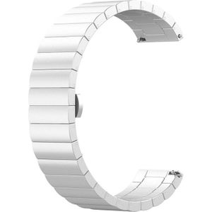 For Garmin Vivoactive 3 Metal Replacement Wrist Strap Watchband(Silver)