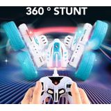 2.4G afstandsbediening Mini Light Drift Stunt 4WD speelgoedauto