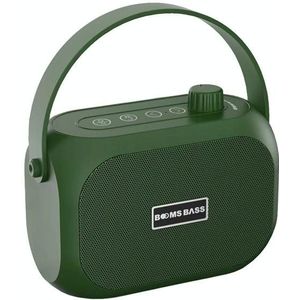 L15 Portable Wireless Bluetooth Speaker Stereo Subwoofer  Support FM / AUX / TF Card / USB Playback(Green)