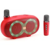 T&G TG542 LED-flitser Draadloze Bluetooth Karaoke-luidspreker met microfoon