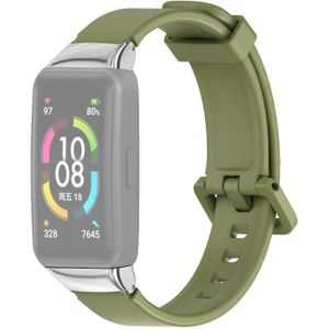Voor Huawei Band 6 / Honor Band 6 Mijobs Universele Ademend Siliconen Vervanging Strap Horlogeband