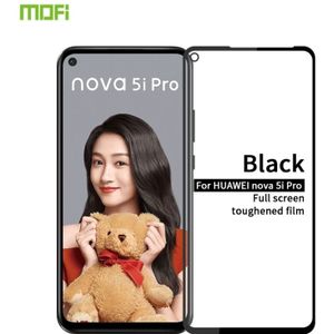 MOFI 9H 2.5D Full Screen Tempered Glass Film for Huawei Nova 5i Pro(Black)