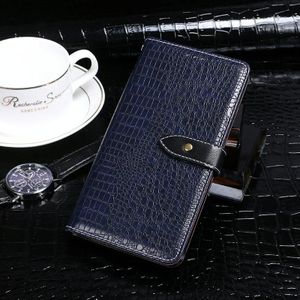 For Sony Xperia 5 II idewei Crocodile Texture Horizontal Flip Leather Case with Holder & Card Slots & Wallet(Dark Blue)