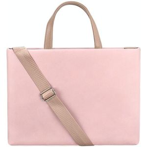 ST05SDZ Lightweight Notebook Laptop Bag with Detachable Shoulder Strap  Size:13.3 inch(Pink)