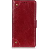 For Samsung Galaxy S30 / S21 Copper Buckle Nappa Texture Horizontal Flip Leather Case with Holder & Card Slots & Wallet(Wine Red)