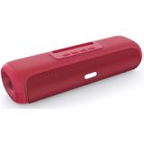 NewRixing NR-2027 TWS Long Bar Shaped Bluetooth Speaker with Mobile Phone Holder(Red)