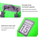 Outdoor Waterproof Dry Dual Shoulder Strap Bag Dry Sack  Capacity: 10L (Pink)