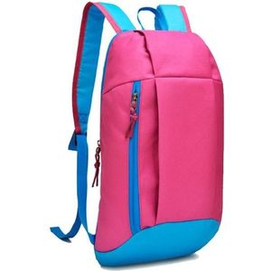 Unisex Sports Oxford Cloth Backpack Hiking Rucksack(Pink)
