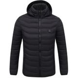 Winter Smart elektrische verwarming Hooded Jacket  maat: M (zwart)