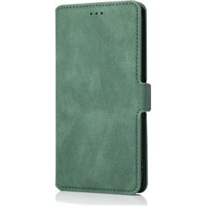 For Samsung Galaxy A50 Retro Magnetic Closing Clasp Horizontal Flip Leather Case with Holder & Card Slots & Photo Frame & Wallet(Dark Green)